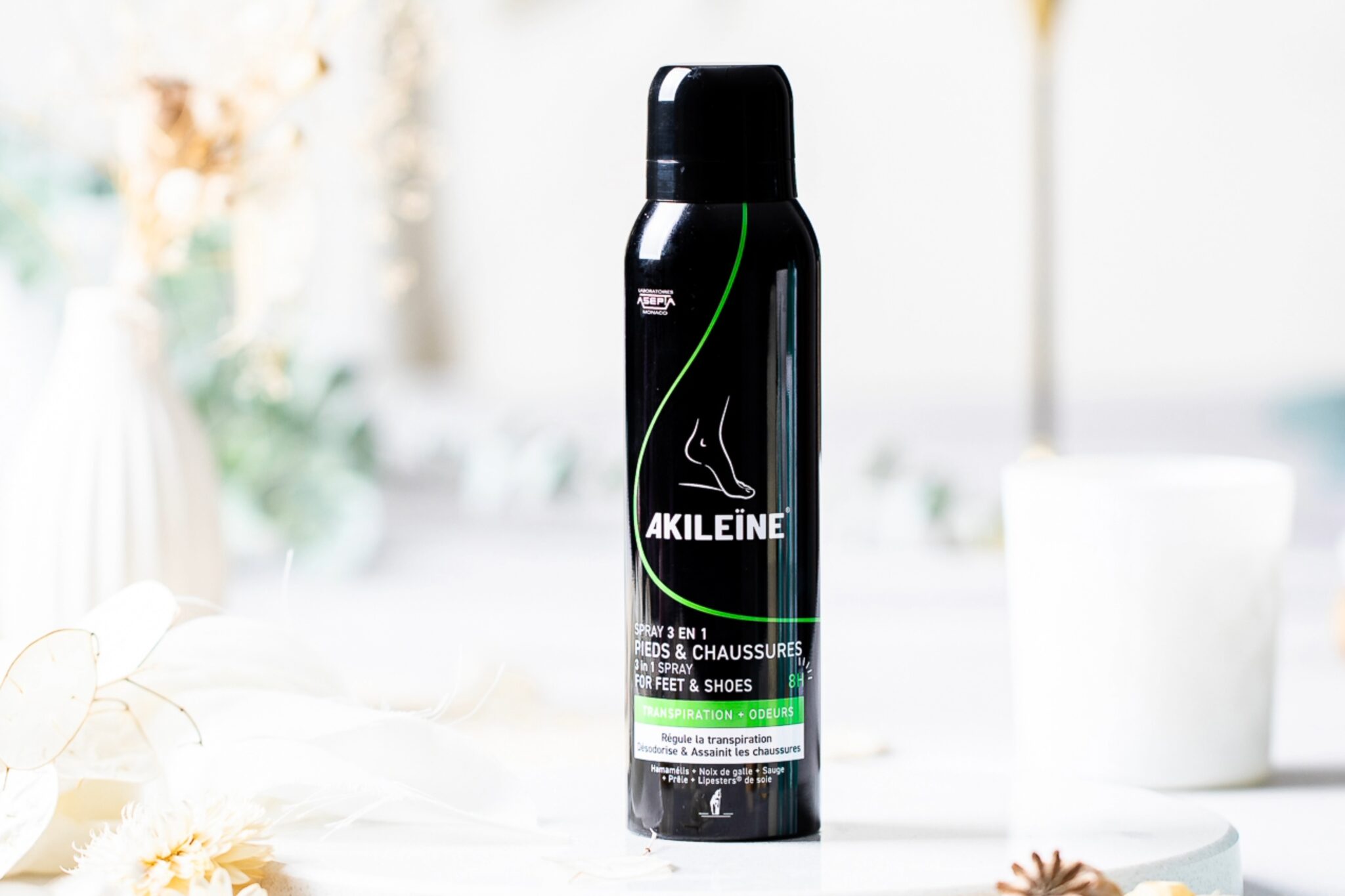 Akileine 3 v 1 sprej za stopala in obutev 1