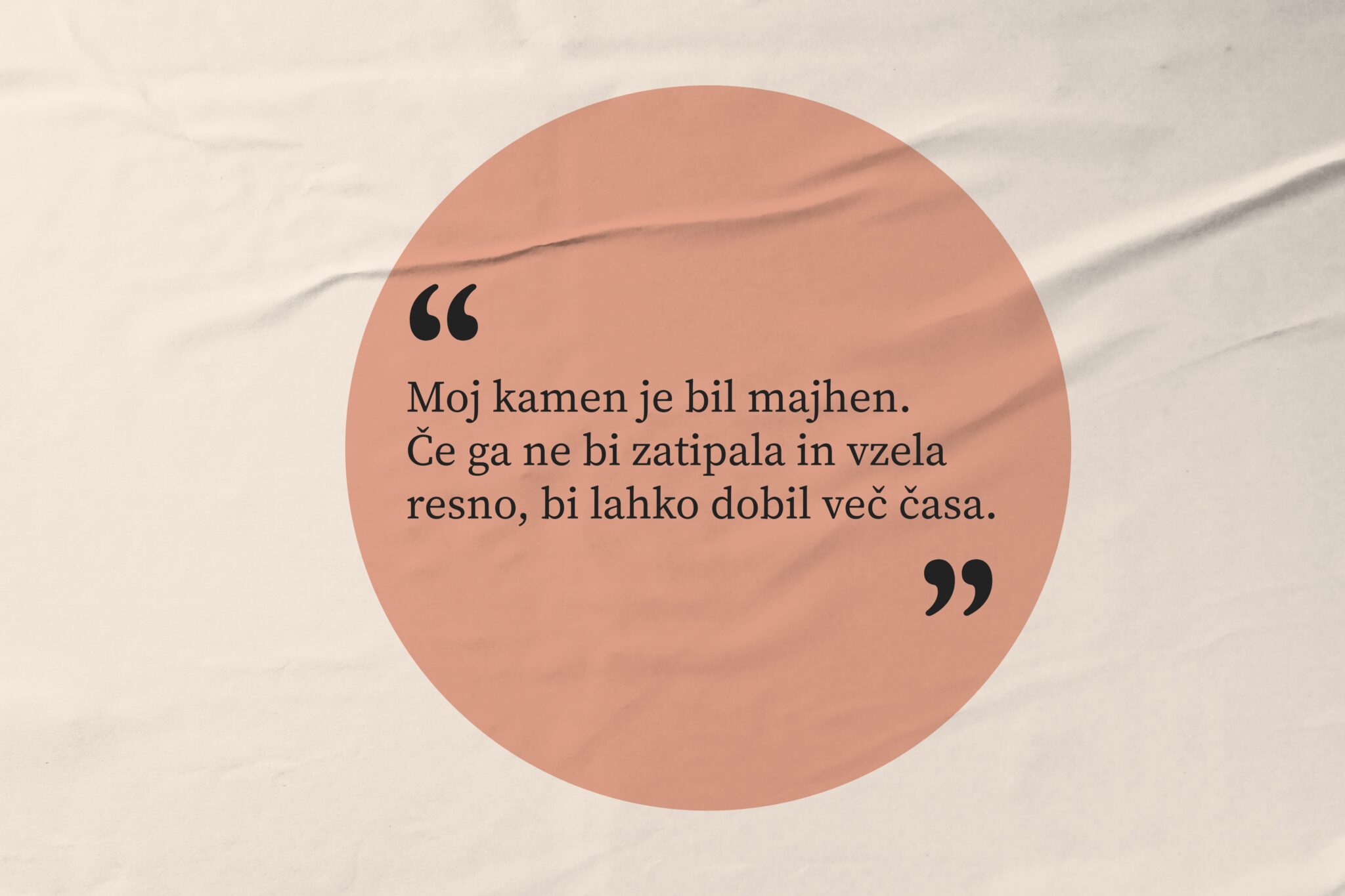 Kamen, ki ga ne bi smelo biti 1 citat 2